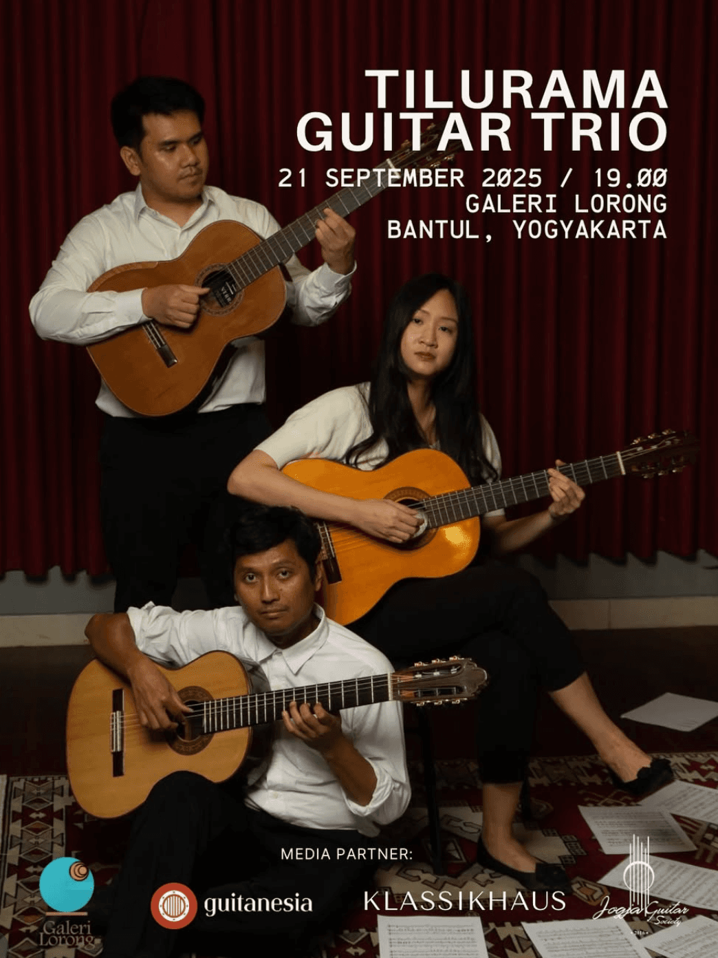 Tilurama Guitar Trio Concert in Yogyakarta